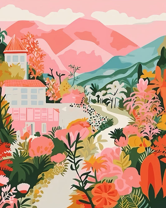 Painting By Numbers Kit - Abstract Landscape