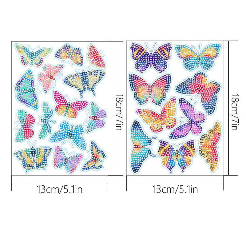 DIY Diamond Painting Craft Stickers - Butterfly