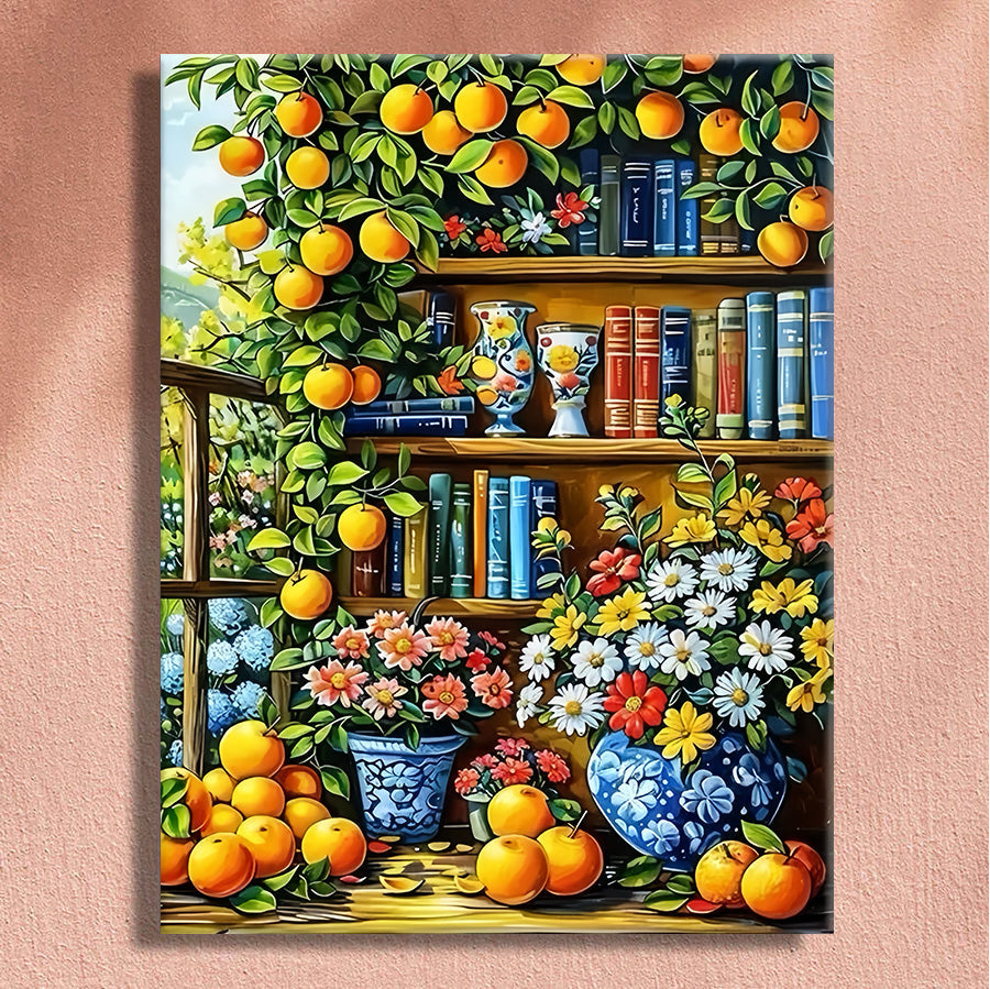 Painting By Numbers Kit - Flower Rack