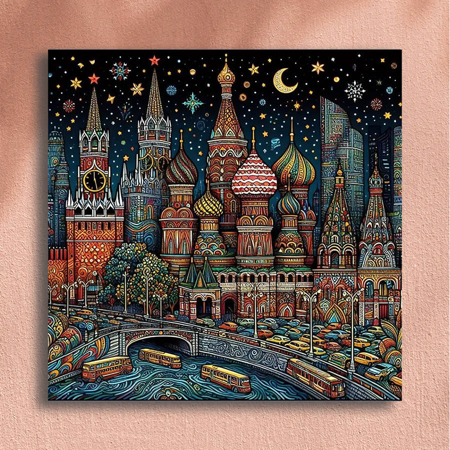 Painting By Numbers Kit - City Scenery