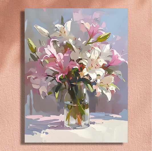 Painting By Numbers Kit - Flowers