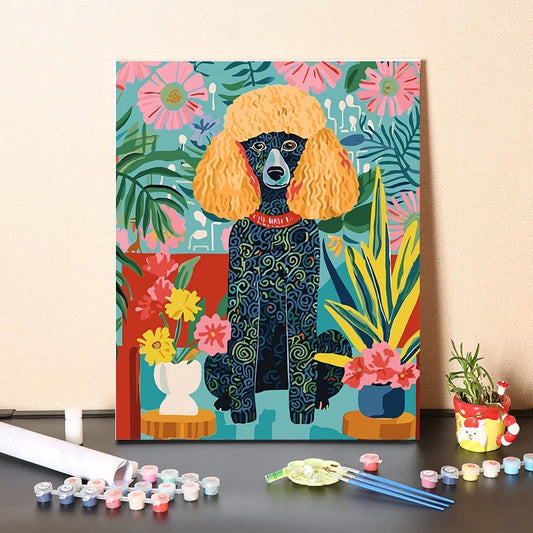 Painting By Numbers Kit - Cute Dog