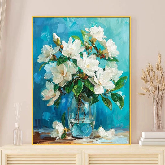 Painting By Numbers Kit - Flowers