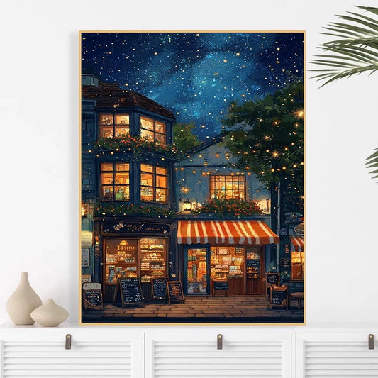 Painting By Numbers Kit - City Night View