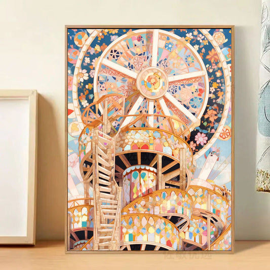 Painting By Numbers Kit - Observation Wheel