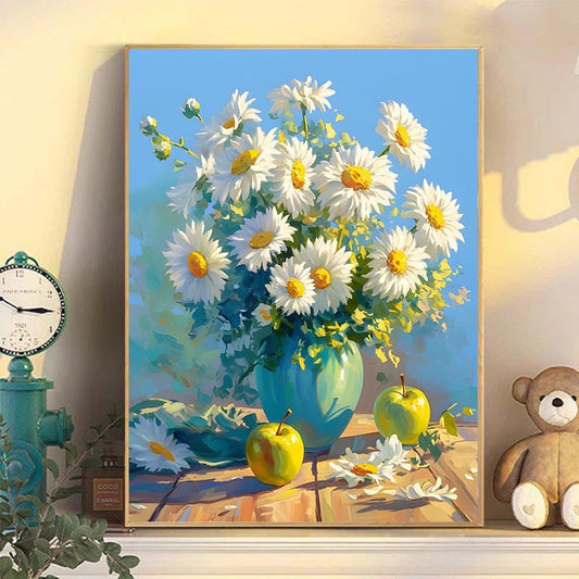 Painting By Numbers Kit - Flowers