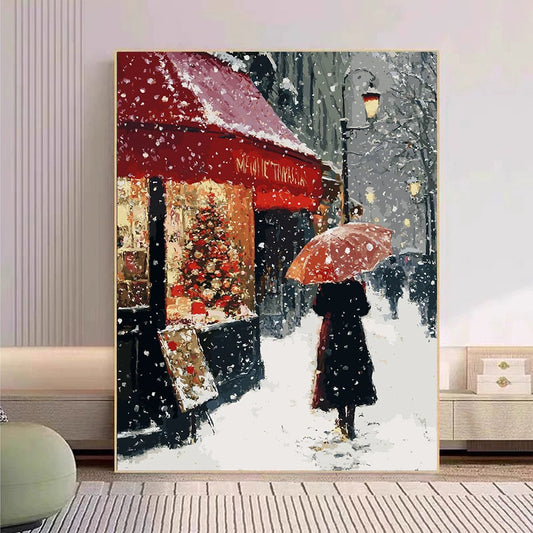 Painting By Numbers Kit - The Woman With The Umbrella