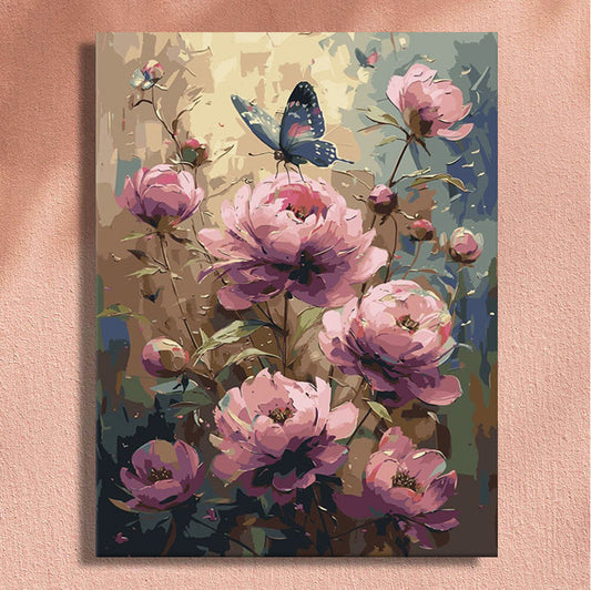 Painting By Numbers Kit - Flowers