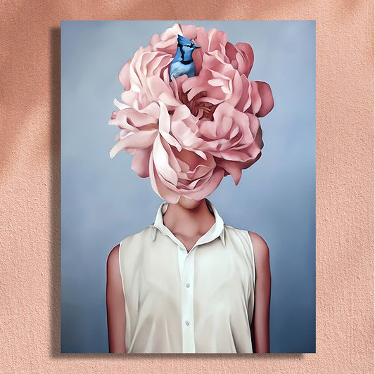 Painting By Numbers Kit - Flower Woman