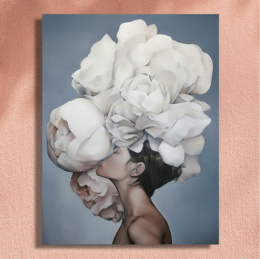 Painting By Numbers Kit - Flower Woman