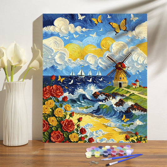 Painting By Numbers Kit - Beautiful Scenery