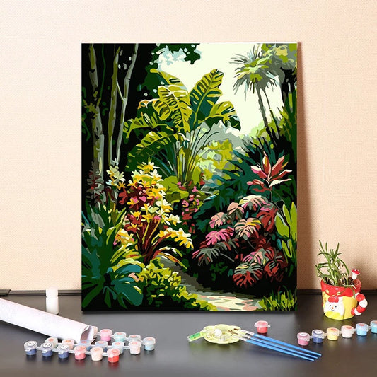 Painting By Numbers Kit - Plants