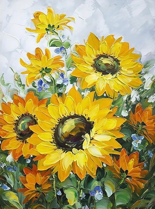 Paint By Numbers Kit - Sunflower