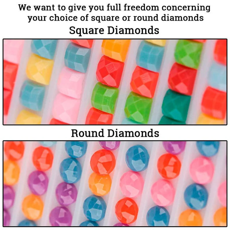 DIY Diamond Painting Kit - Abstract