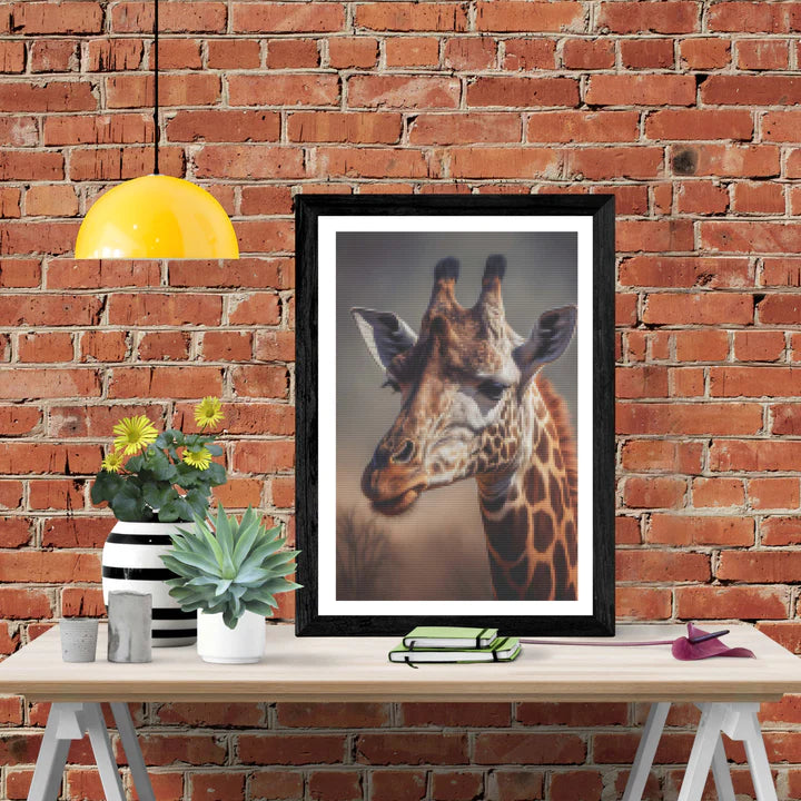 DIY 5D Diamond Painting Kit - Stoic Giraffe