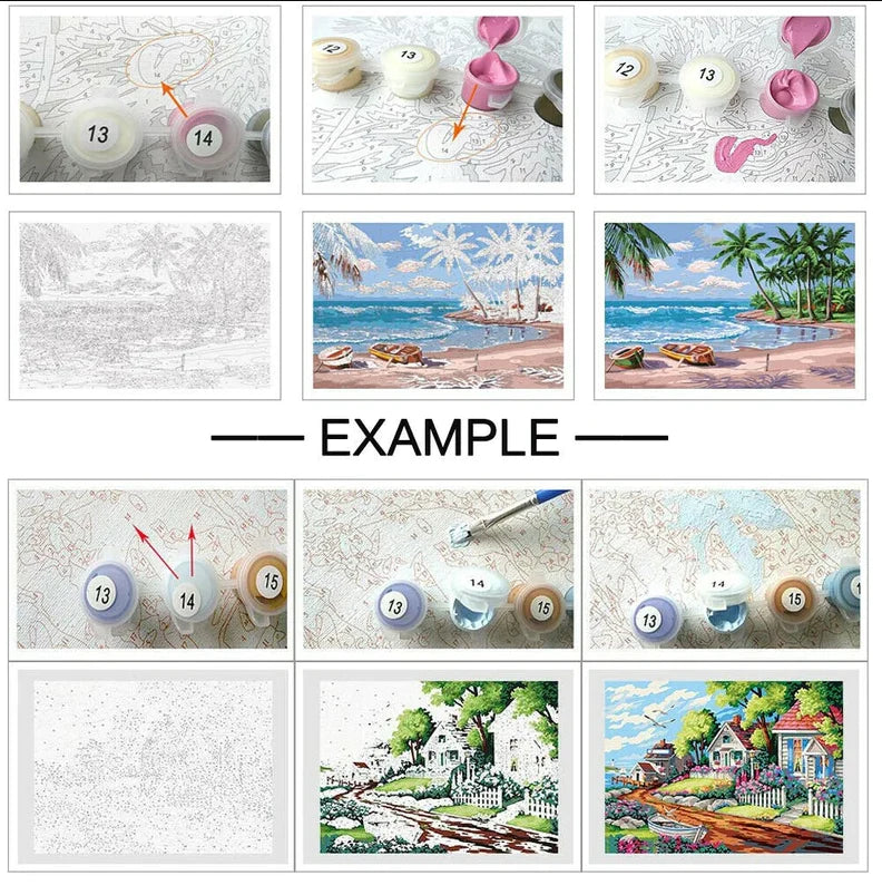 Paint By Numbers Kit - Sea Sailing Boat