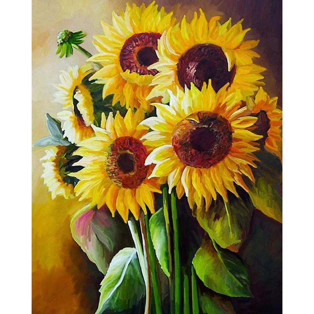 Paint By Numbers Kit - Sunflower