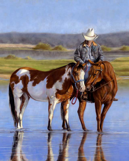 Paint By Numbers Kit - Horse and Man