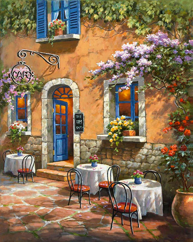 Paint By Numbers Kit - French Country Cafe