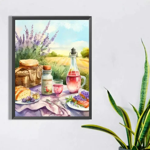 DIY 5D Diamond Painting Kit - Picnic Painting