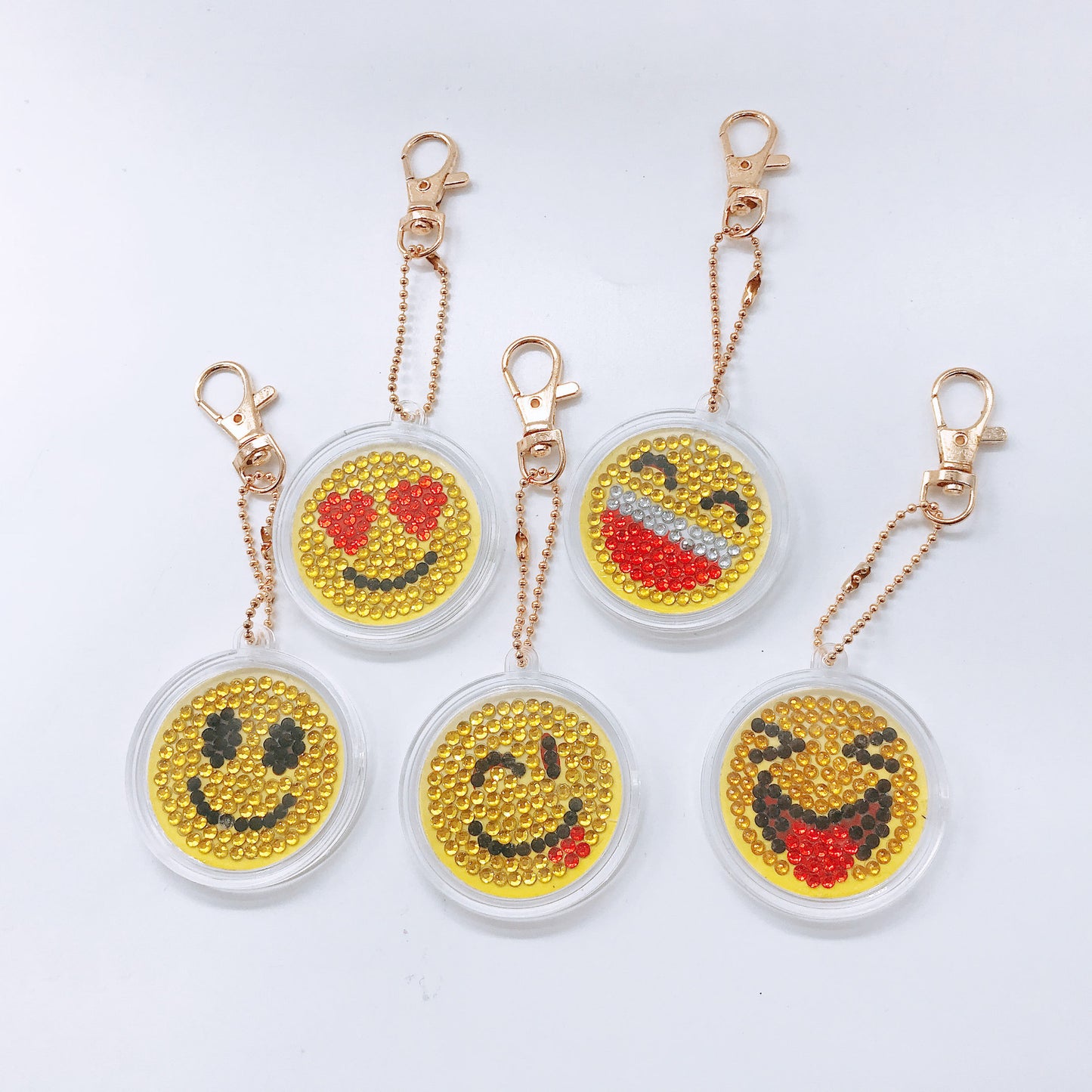 DIY Diamond Painting Craft Keychain - Expression