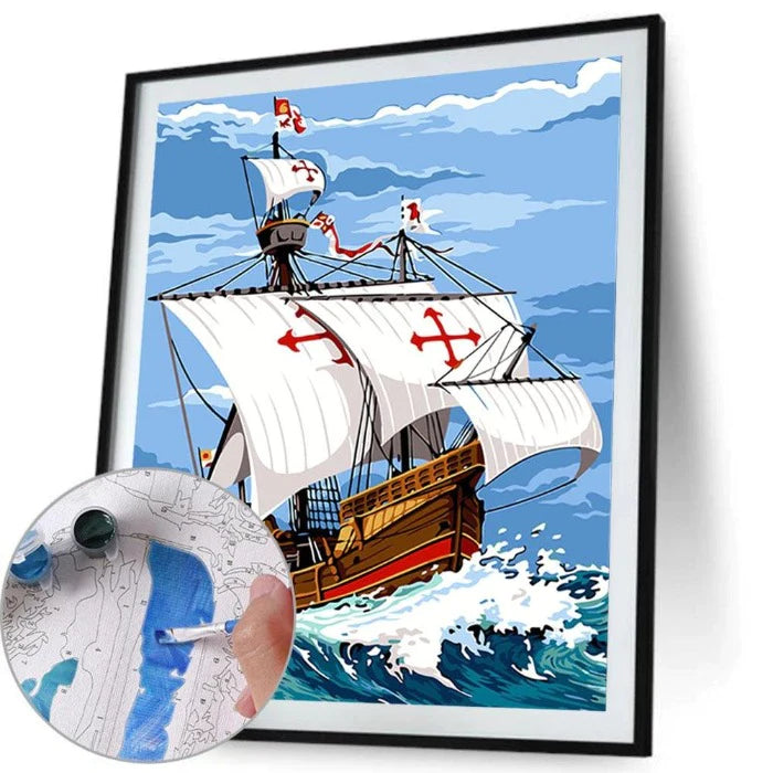 Paint By Numbers Kit - Moving Ship