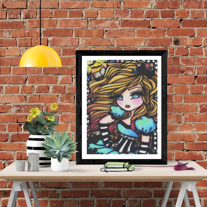 DIY 5D Diamond Painting Kit - Alice