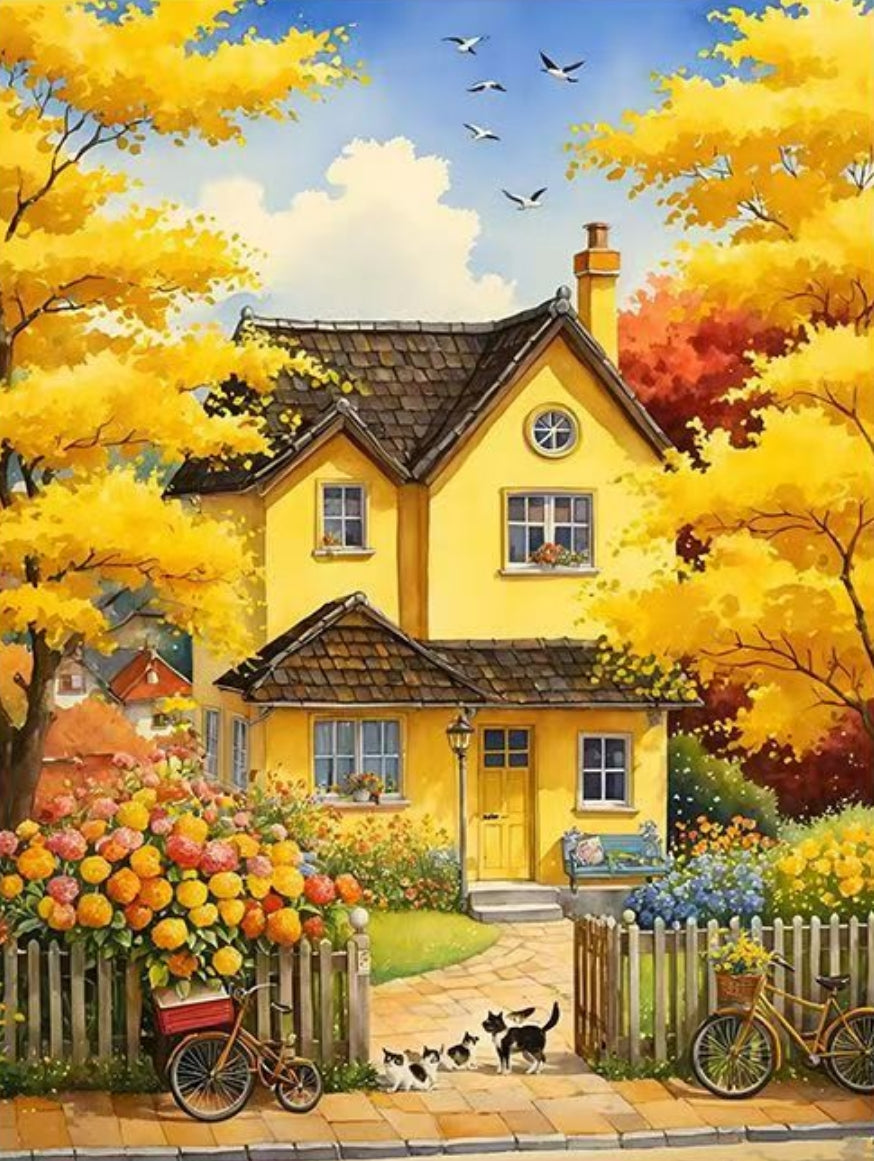 Paint By Numbers Kit - Golden Autumn 13