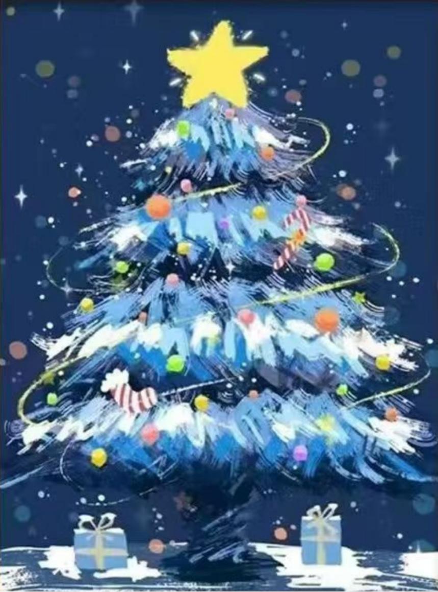 Paint By Numbers Kit - Christmas Tree 14