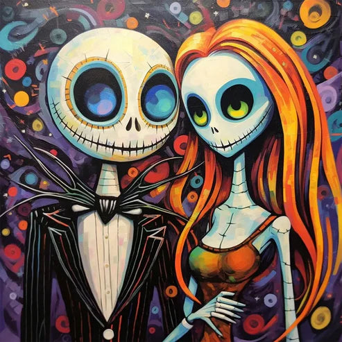 DIY Diamond Painting Kit - Jack and Sally