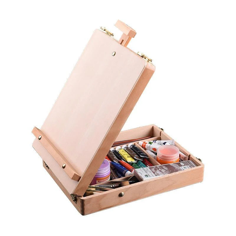 Paint By Numbers Tools - Wooden Easel with Storage