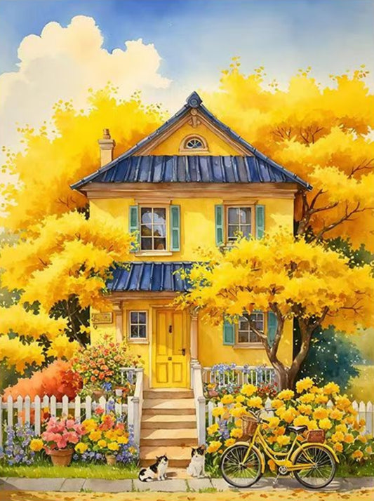 Paint By Numbers Kit - Golden Autumn 1