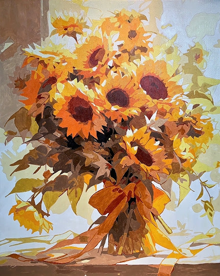 Paint By Numbers Kit - Sunflowers