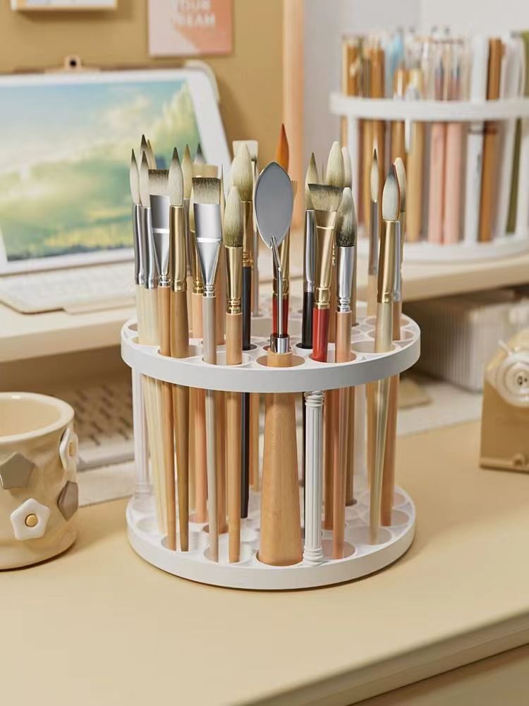 Paint By Numbers Tool - Plastic Paint Brush Holder and Organizer