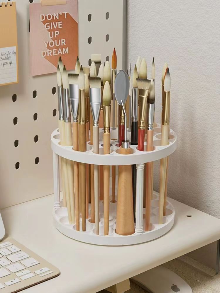 Paint By Numbers Tool - Plastic Paint Brush Holder and Organizer