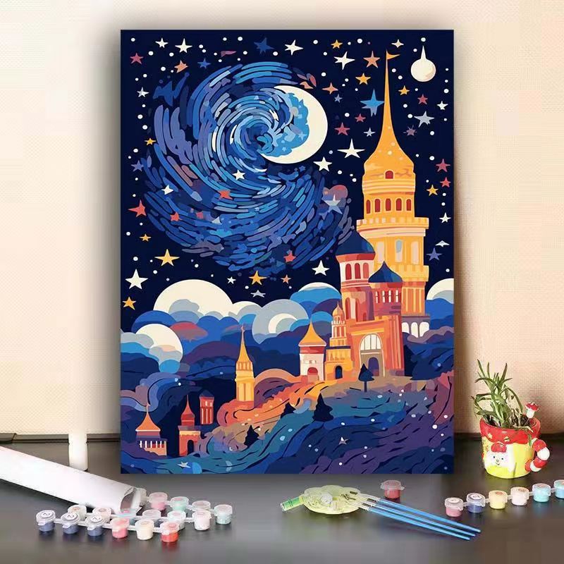 Paint By Numbers Kit - Starry Sky