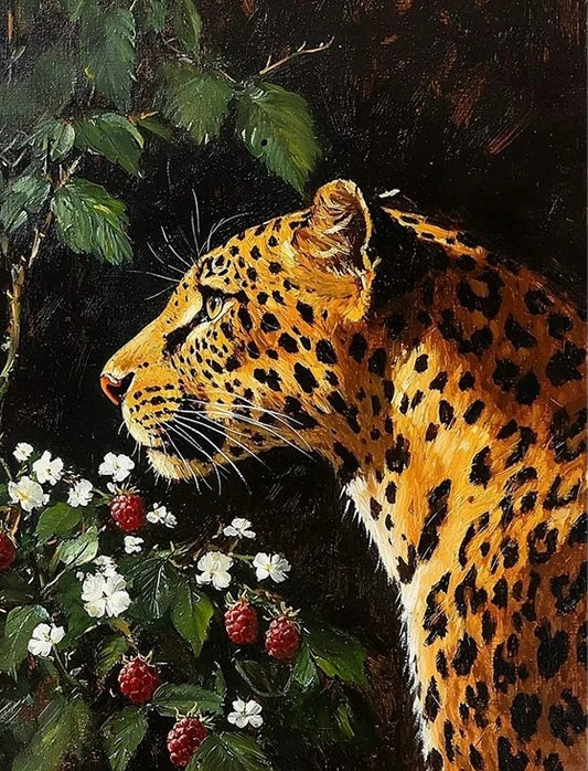 Painting By Numbers Kit - Leopard