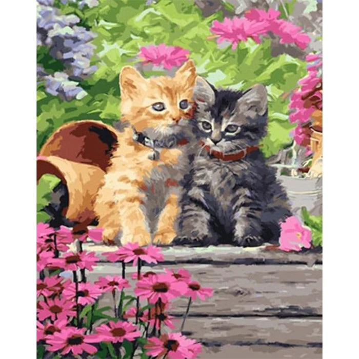 Paint By Numbers Kit - Cats 2