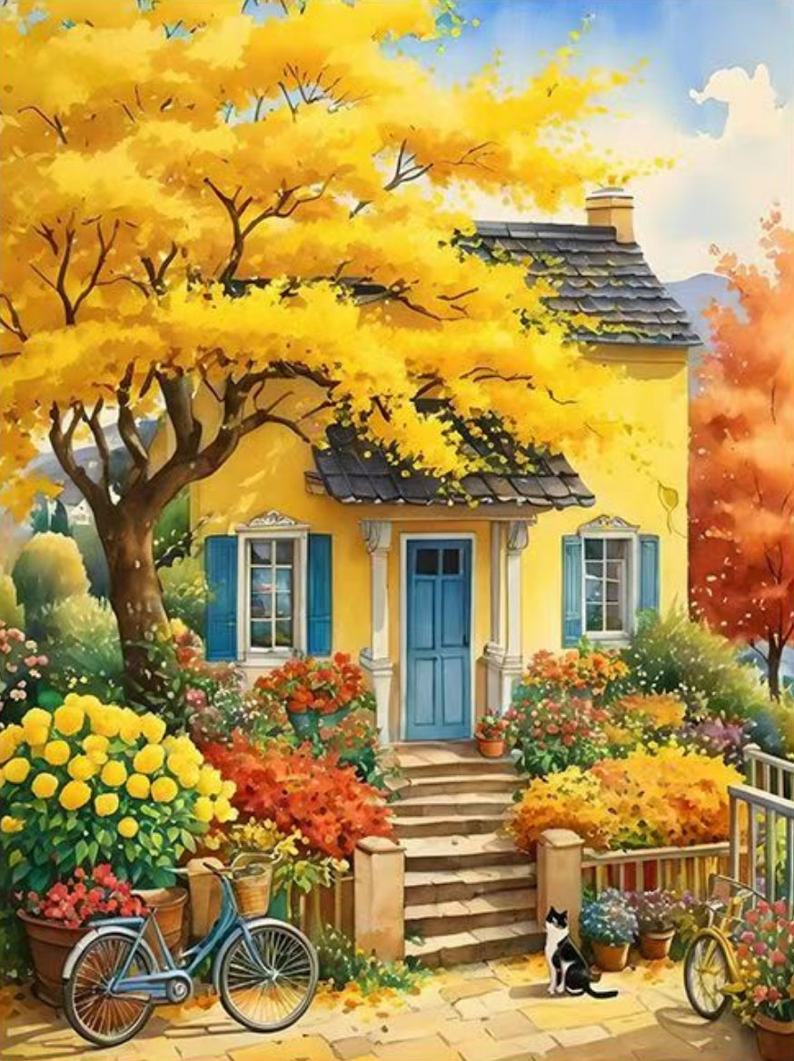 Paint By Numbers Kit - Golden Autumn 2