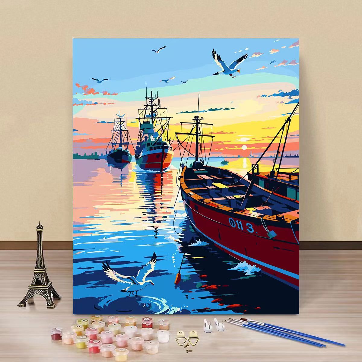 Paint By Numbers Kit - Seaside scenery 2