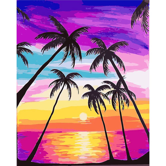 Paint By Numbers Kit - Seaside Sunset