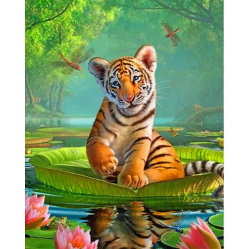 Paint By Numbers Kit - Tiger