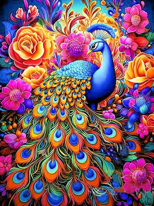 DIY Diamond Painting Kits - Peacocks