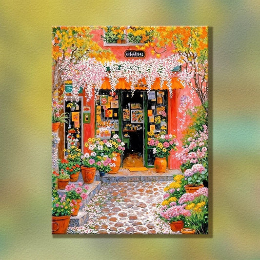 Painting By Numbers Kit - Beautiful Streetscape
