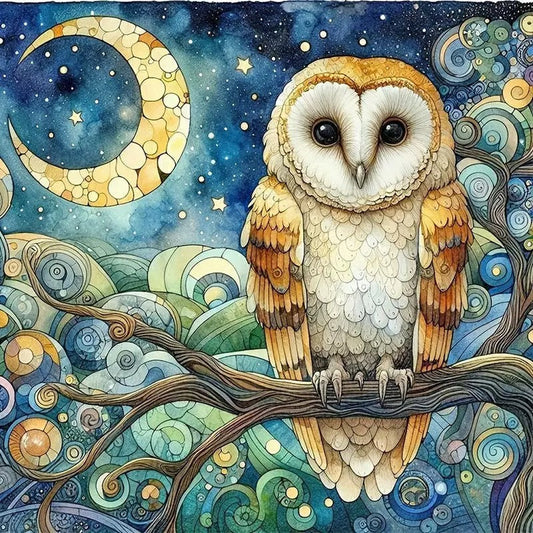 DIY Diamond Painting Kits - Owl