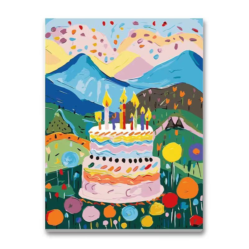 Paint By Numbers Kit - Birthday