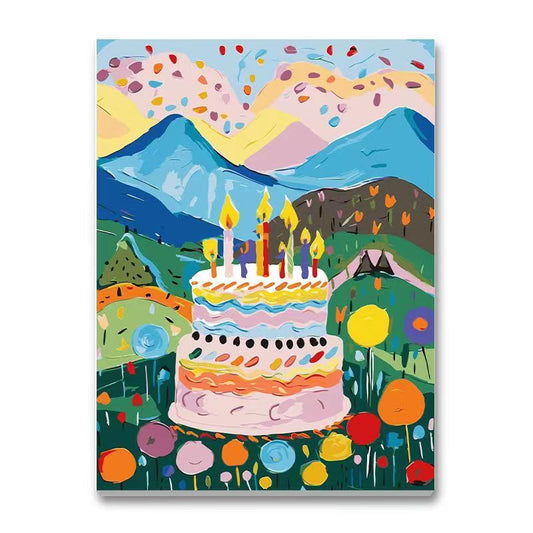 Paint By Numbers Kit - Birthday