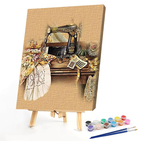 Paint By Numbers Kit - Sewing Machine