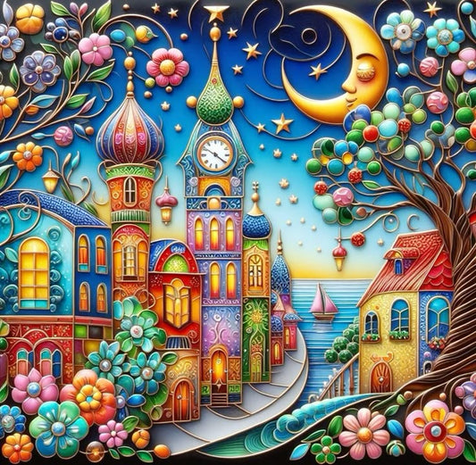 DIY Diamond Painting Kits - Fantasy Town