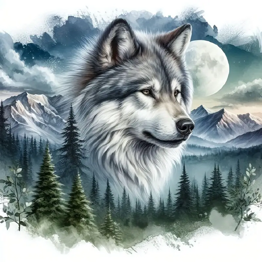 DIY Diamond Painting Kits - Wolf
